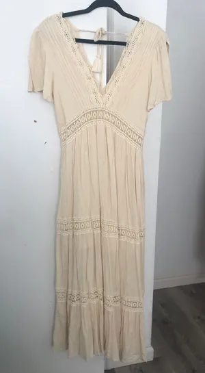 Band of the free cream dress thumbnail 1