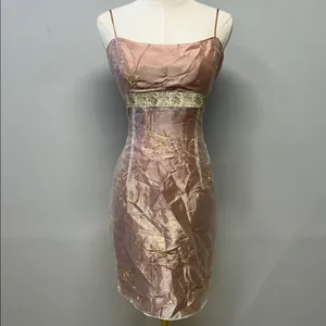 JS Collections Blush Pink Gold‎ Empire Dress Romantic Fairycore Formal Size 14 thumbnail 4