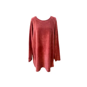 Soft Surroundings Caroline Corduroy Rust Orange Long Sleeve Top Womens Size 1X thumbnail 2