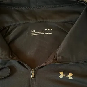 Under Armour Black Zip-Up Jacket thumbnail 2