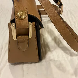 Longchamp Le Pliage Heritage Leather Crossbody Bag Brown Tan Handbag - NEW thumbnail 10
