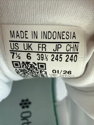 adidas Ortholite White Mesh Lace-Up Sneakers thumbnail 7