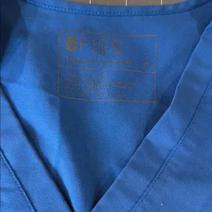 Figs Classic Blue Scrub Top thumbnail 3