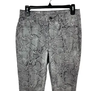 White House Black Market The Skinny‎ Ankle Snake Print High Rise Stretch Pants 4 thumbnail 2