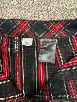 H&M Plaid Skirt Mini thumbnail 2