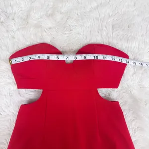 NBD Strapless Red Cutout Mini Dress XS Party Cocktail Sexy Formal Homecoming New thumbnail 11