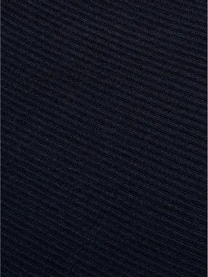Mango Wrap Crop Top NWT Gumy Dark Navy Teens Small thumbnail 5