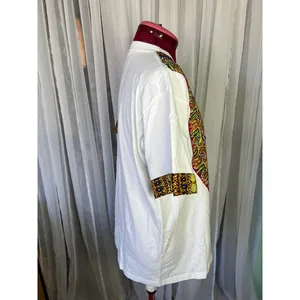 Dashiki tshirt orange yellow green thumbnail 6