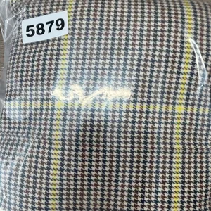 Scotch and Soda‎ brown and yellow plaid paper bag pants size medium thumbnail 8