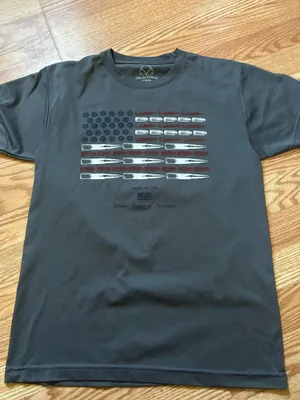 Realtree American flag t shirt thumbnail 1