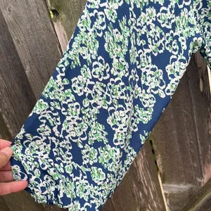 Like New Anthro Maeve Floral Button Front Self Tie Dress Size Medium thumbnail 9