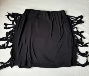 Fringe skirt Black thumbnail 2