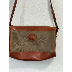 Vintage Dooney & Bourke Women All Weather Pebbled Leather Shoulder Bag Purse thumbnail 2
