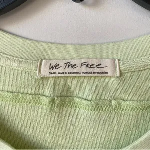 Free People Boxy T-Shirt Glass Bamboo Green S thumbnail 3