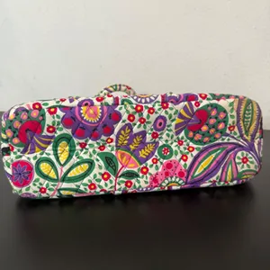 Vera Bradley Viva La Vera Print Bag Eloise Kiss Clasp Metal Closure Quilted thumbnail 12
