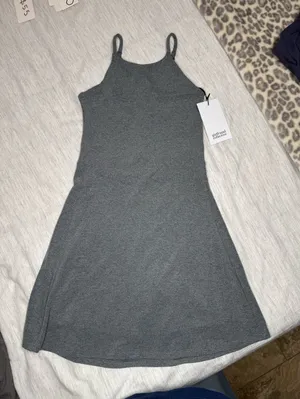 Girlfriend Collective Gray Athletic Dress w/ Built Unitard / XS thumbnail 1