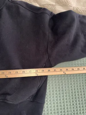 Athleta Seasoft Quarter Zip Sweatshirt Black Pullover Small thumbnail 2