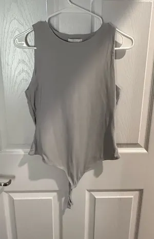 House of Harlow gray bodysuit thumbnail 1