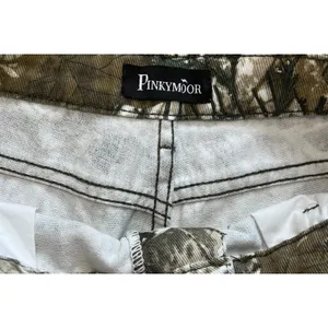 Camo‎ Cargo Pants Womens Small Camouflage Utility Pants Military Streetwear Y2K thumbnail 3