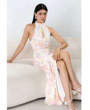 NEW NWT Yumi Kim High Demand Maxi Dress in Perfect Petal Floral Ivory XXS thumbnail 2