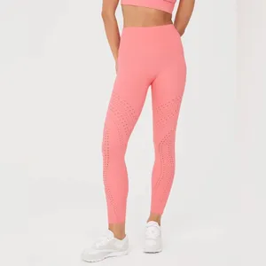 NWOT Offline By Aerie Goals Lasercut 7/8 Hi Rise‎ Pink Real Good Leggings thumbnail 2