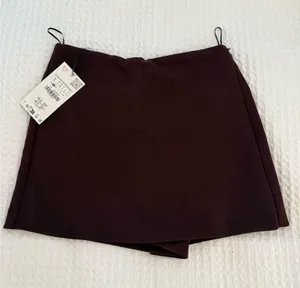 Zara Maroon Skort thumbnail 1
