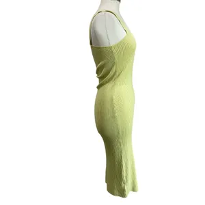 Shyanne Women's Green Western‎ Ribbed Sweater Knit Midi Bodycon Dress Sz M thumbnail 4