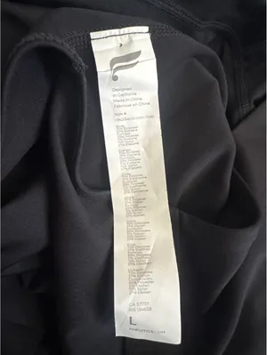 Fabletics Black Sleeveless Jumpsuit Activewear One-Piece thumbnail 5