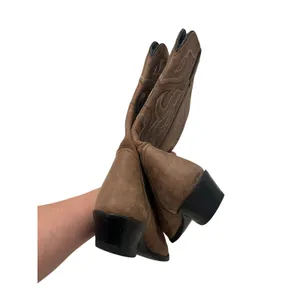 Tony Lama women's‎ cowboy boots 7.5 Brown thumbnail 2