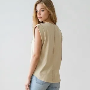 Free People Beach Womens Cardigan Small Cotton Oversized Boho Minimalist Relaxed thumbnail 8