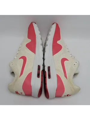 Men's Nike Air Max 1 Ultra Moire Sneakers Size 7.5 White Red thumbnail 11