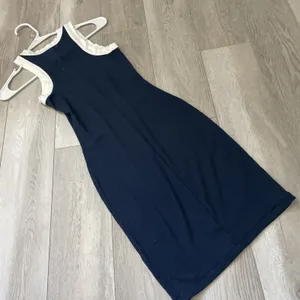 Skims Bodycon Dress soft lounge ringer tank mini womens Navy Blue (xsmall) party thumbnail 4