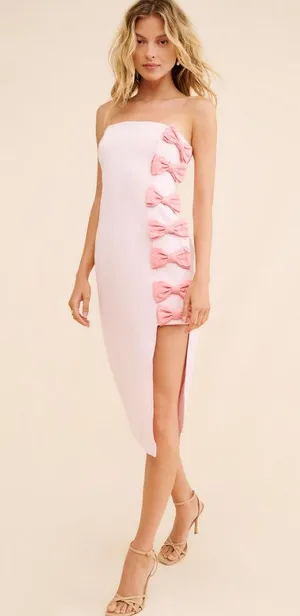 BHLDN Bow Midi Dress thumbnail 2