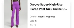 Groove Pants Flare Super High-Rise thumbnail 3