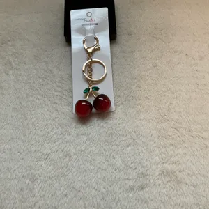 Cherry Purse Key Fob Red thumbnail 4