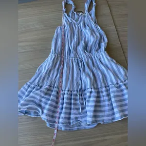 Mustard Seed Blue and White Striped Top thumbnail 8
