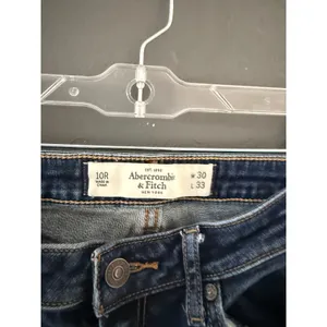 Abercrombie & Fitch Women 10R Dark Wash Bootcut Jeans W30 L33 Mid Rise Stretch thumbnail 9