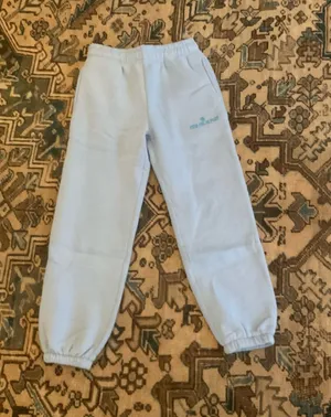 Pink Palm Puff XS R blue sweatpants thumbnail 1