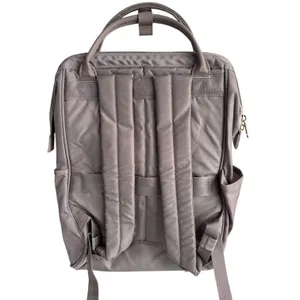 KROSER 17” Quilted Laptop Backpack NWOT Beige RFID USB Work Travel Bag thumbnail 3