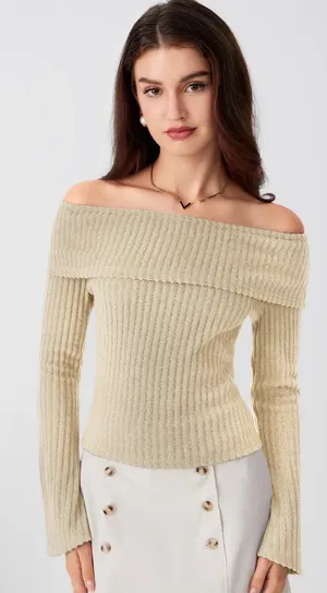 NWT Cider Off the Shoulder Sweater thumbnail 1