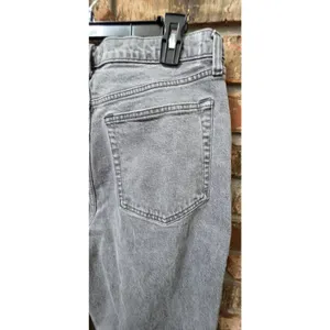 Abercrombie & Fitch 90's Straight Ultra High Rise Gray Jeans Size 32 Sz 14 thumbnail 3