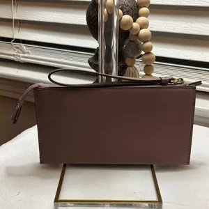 Kate Spade Mauve Leather Wristlet thumbnail 2