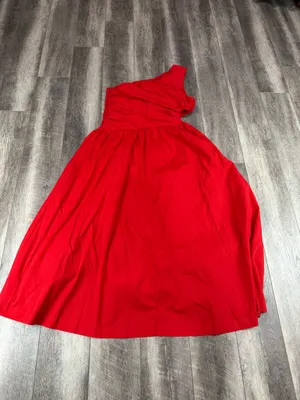 Abercrombie Red Cutout Maxi Dress thumbnail 10