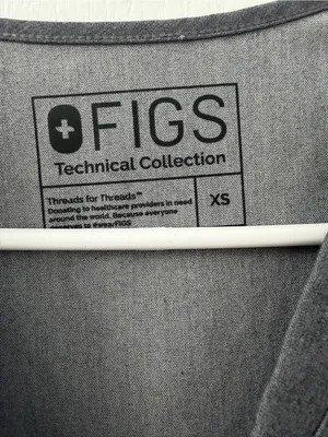 Figs Casma Scrub Top™ Graphite (Size XS) thumbnail 9