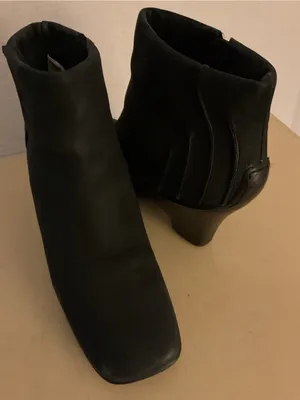 Timberland women Black Nubuck leather Chelsea Ankle Boots US 9 thumbnail 9