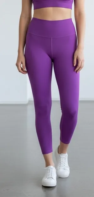 Purple, Lululemon leggings size 8 thumbnail 1