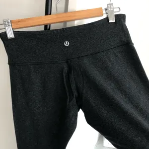 Lululemon Dance Scrunch Ruched Bottom Full Length Leggings Charcoal Grey 6 Small thumbnail 5