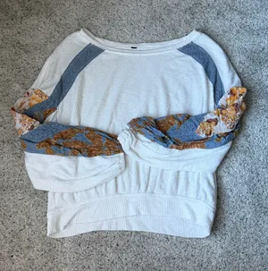 Free People Casual Clash Long Sleeve Top thumbnail 2