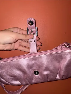 Pink Y2K Shoulder Bag with Studded Buckle thumbnail 7