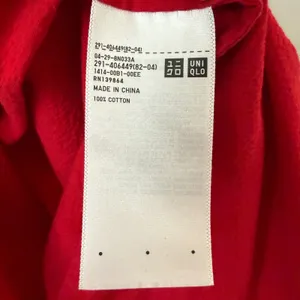 Uniqlo U Cotton Relaxed Coastal Minimalist Seersucker Midi Cami Dress Red M thumbnail 5